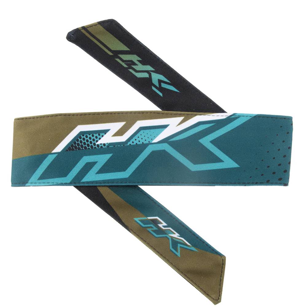 HK Army Retro Edge Headband - Aqua/Gold
