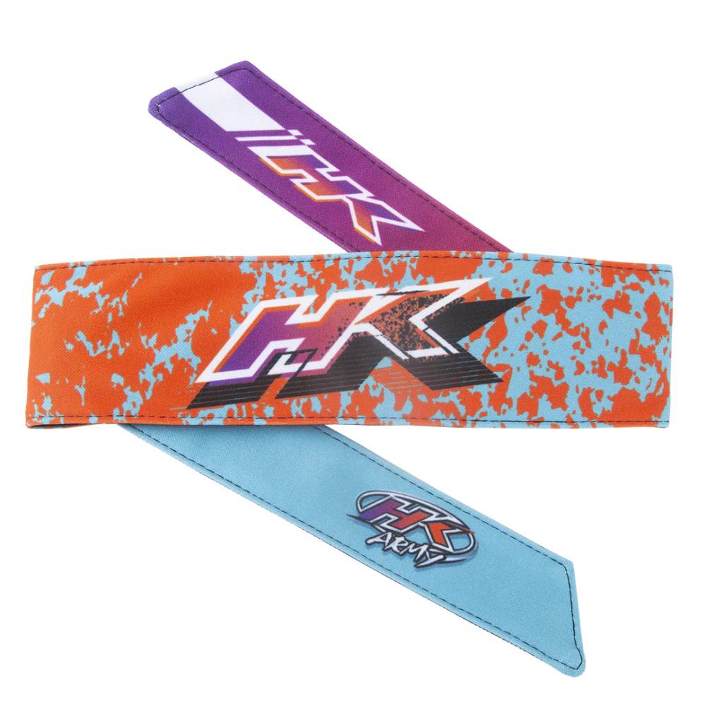 HK Army Retro Liquid Headband - Orange/Teal