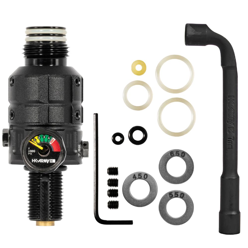 HK Army Turbine Pro Regulator - Adjustable & Rotational - Black